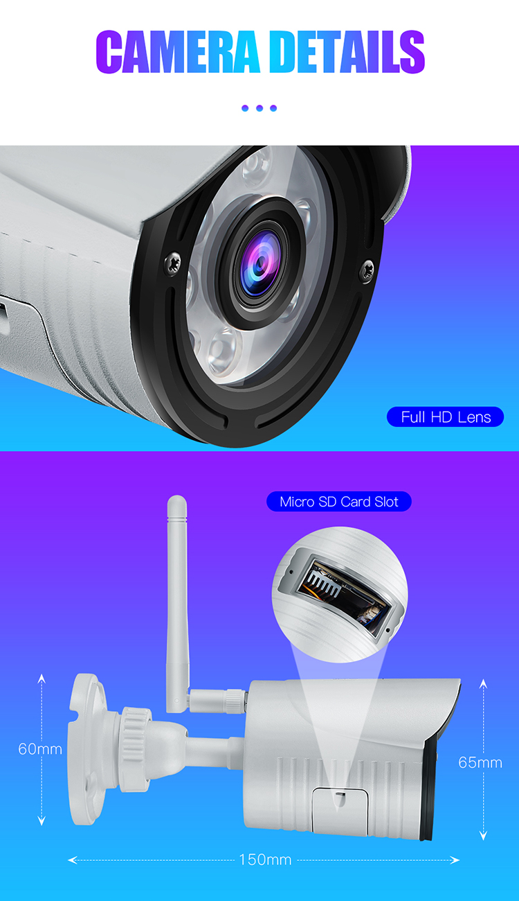 1080P 3x zoom 20m night vision network camera